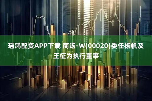 瑶鸿配资APP下载 商汤-W(00020)委任杨帆及王征为执行董事